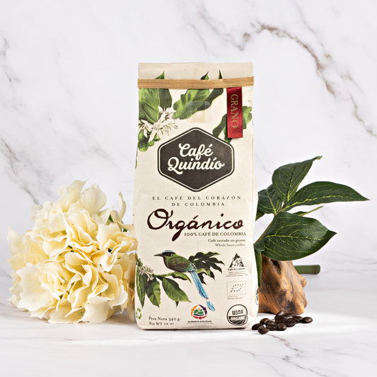 Cafe Quindio - Organico, Whole Bean 340 grams