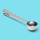 Steel 2-in-1 Coffee Scoop and Bag Clip
