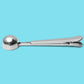 Steel 2-in-1 Coffee Scoop and Bag Clip