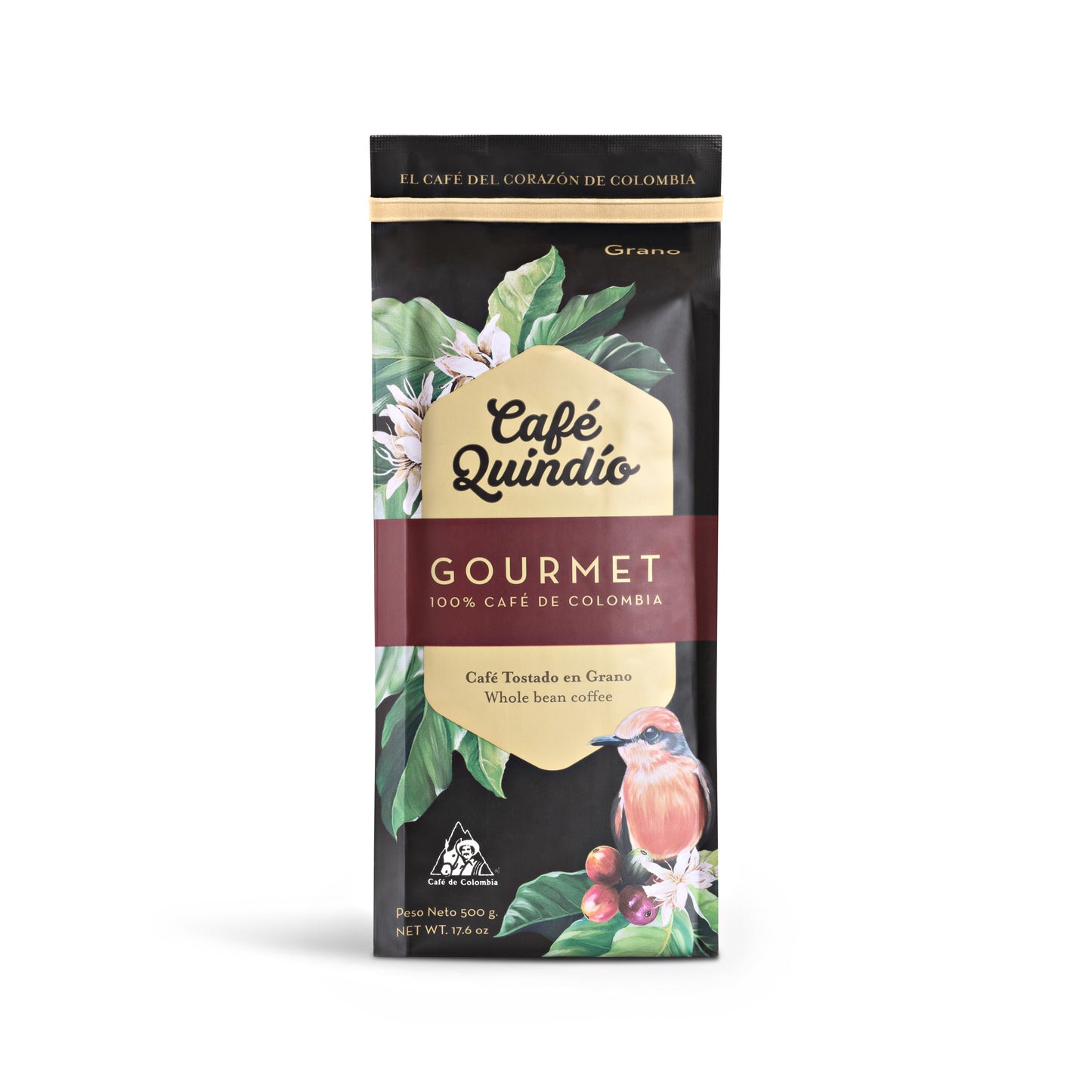 Cafe Quindio - Gourmet, Whole Bean 500 grams